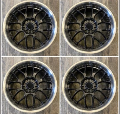 $795 • Buy 17  Deep Dish Rims Fit VOLKSWAGEN BEETLE Wheels 2012-2019 17x7 Black 4 Set New
