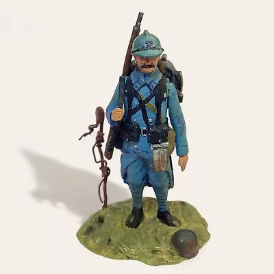 French WWI  Infantry Soldier 54mm Metal Figure • £6.95