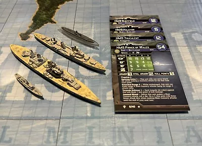 Axis & Allies - War At Sea - HMS King George V Britain Navy Collection • $30