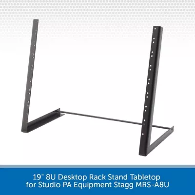 19  8U Desktop Rack Stand Tabletop Rackmount Studio PA Equipment Stagg MRS-A8U • £18.99