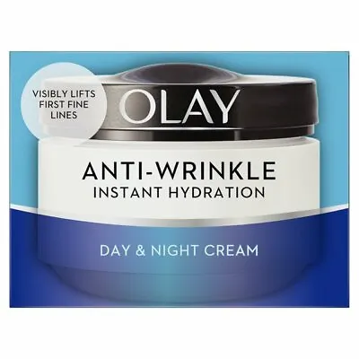 £7.99 • Buy Olay Instant Hydration Anti-Wrinkle Day & Night Cream 50ml 