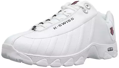 WIDE Extra Men K-Swiss ST329 CMF Training 03426-130-XW Color White/Navy/Red New • $74.95