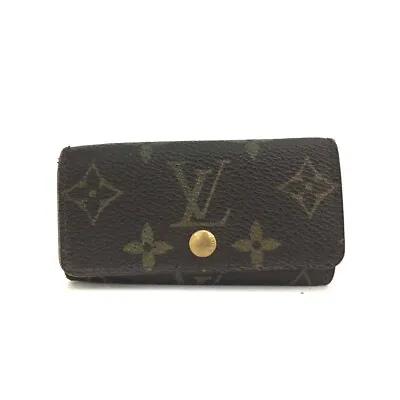 Louis Vuitton Monogram Multicles 4 Ring Key Case/6W1906 • $1
