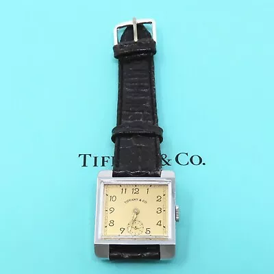 NYJEWEL Vintage Tiffany & Co. 25mm Wind Up Watch Runs • $675