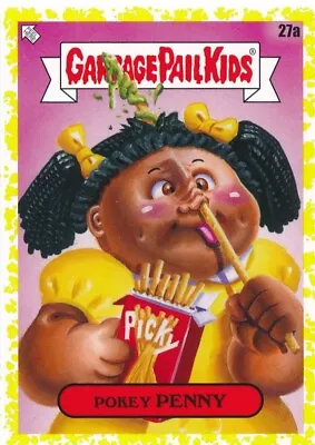 27A POKEY PENNY 2021 GPK Garbage Pail Kids Food Fight YELLOW MUSTARD STICKS • $4.99