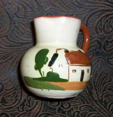 Vintage TORQUAY Motto Ware Mini Creamer Pitcher  Time Ripens All Things  • $10