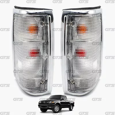 Rear Tail Light Lamp Chrome Fits Mazda B2000 B2200 Fighter B2500 1986 '97 • $89.49