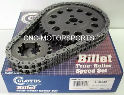 $130.95 • Buy Cloyes 9-3645x9 Race Billet True Roller Timing Chain Kit 9 Keyway Sbc Sb Chevy