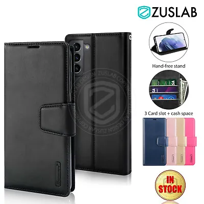 For Samsung Galaxy S23 S22 Plus Ultra S21 S20 FE Case Leather Stand Wallet Cover • $15.95