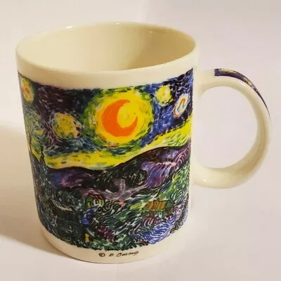 $18.95 • Buy CHALEUR Van Gogh STARRY NIGHT Masters Collection Coffee Mug D. Burrows Rare
