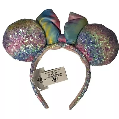 Disney Parks Minnie Mouse Ears Bow Multi Color Headband US Free Fast Shipping • $14.99