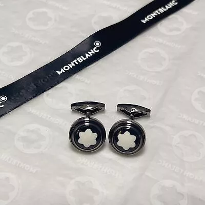 Montblanc Black Cufflinksr Double-loop Starry Sky • $35.99