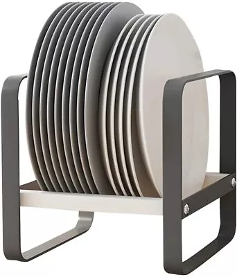 Plate Holder Dish Organizer Rack Metal Non Slip Stand Bowl Dish Organizer Racks • $14.99