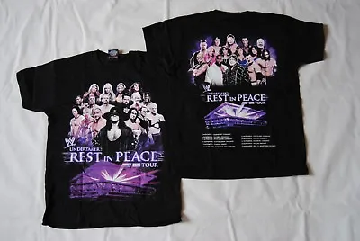 £5.99 • Buy Wwe Undertaker's Rest In Peace Tour T Shirt Youth New Official Ex Tour Wrestling