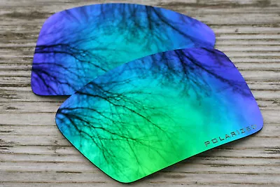 Mirrored New Emerald Blue Green Polarized Sunglass Lenses For Oakley Eyepatch 2 • $12.99