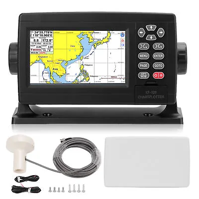 ❦5in Marine GPS Navigator AIS TFT LCD Screen LED Backlight IP65 Waterproof • $281.52