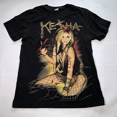 £44.24 • Buy Kesha Get Sleazy Tour Party Black Graphic T Shirt Sz Women’s S