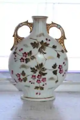 Porcelain Double Handled Vase Victoria Carlsbad Austria Antique • $40.50