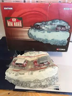 Corgi CC99196 Winter Mini Rally Set Diorama Monte Carlo Classic Rally • £34.99