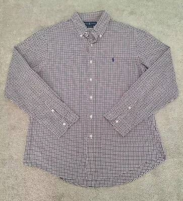 Polo Ralph Lauren Long Sleeve Button Shirt Men's Size Large Custom Fit Check • $25