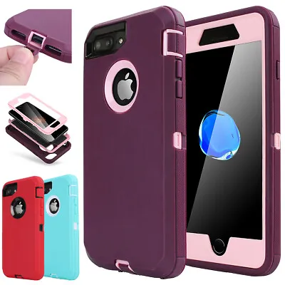 $11.99 • Buy IPhone 7 8 Plus Case Heavy Duty Shockproof Rugged With Screen Protector Cover