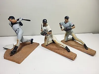 3 McFarlane MLB New York Yankees Derek Jeter Figure Lot- Read • $34.99