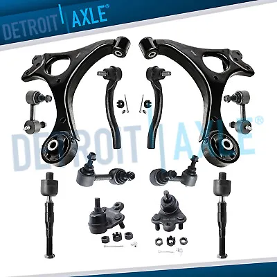 12pc Front Lower Control Arms Sway Bars Suspension Kit For 2006-2011 Honda Civic • $135.14