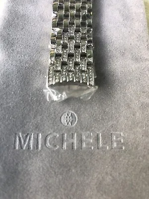 New Michele CSX36 18mm Stainless St Diamond Watch Bracelet -MS18EH235009  $1800 • $950