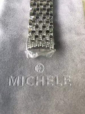 New Michele Serein 16mm Stainless St Diamond Watch Bracelet -MS16FK235009  $1800 • $627.75