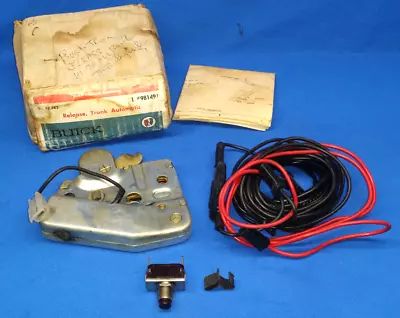 NOS Vintage GM Accessory 1969 1970 Buick Automatic Trunk Release • $249.99
