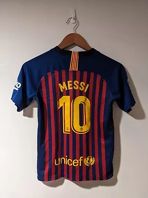Lionel Messi Barcelona Nike Youth Medium Futbol Soccer Jersey • $39.99