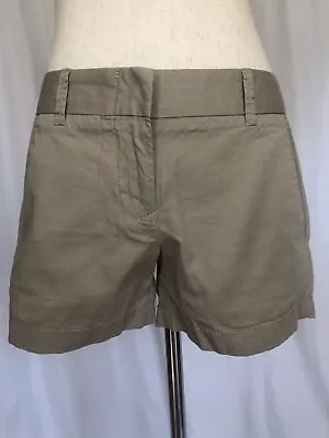 J CREW Womens Chino Bermuda Shorts Khaki Size 0 • $12