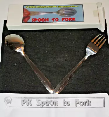  Spoon To Fork Magic Trick - Close-Up Restaurants Street Pocket Walk Around • $16