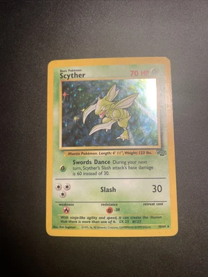 $17.99 • Buy Pokémon TCG Scyther Jungle 10/64 Holo Unlimited Holo Rare - Vintage
