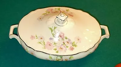 Homer  Laughlin  Virginia  Rose  Vr128 Fluffy  Ross  Covered  Vegetable  Bowl .. • $30