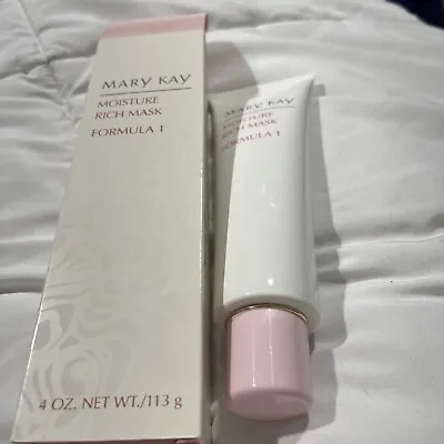 Mary Kay Moisture Rich Mask Formula 1 New In Box 106100 • $16.50