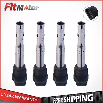 Set Of 4 Ignition Coil For VW Beetle Golf Jetta Passat Audi A3 A4 Replaces UF575 • $40.88