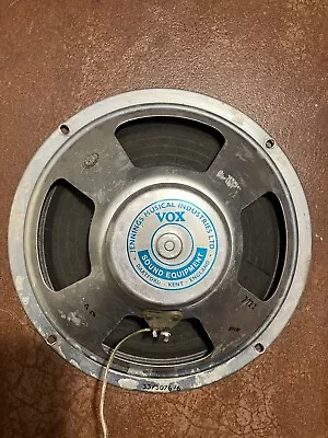 Vox Grenadier  7722   10”.  4-ohm Speaker • $120