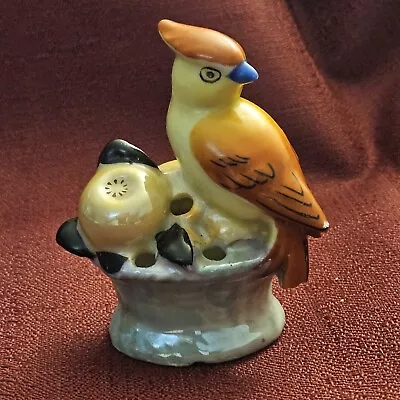 Vintage Lusterware Made In Japan Flowe Frog Parrot • $5.99