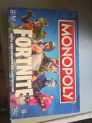 Unsealed Fortnite Monopoly Board Game - FORTNITE Edition Hasbro E6603 Brand New • $0.99