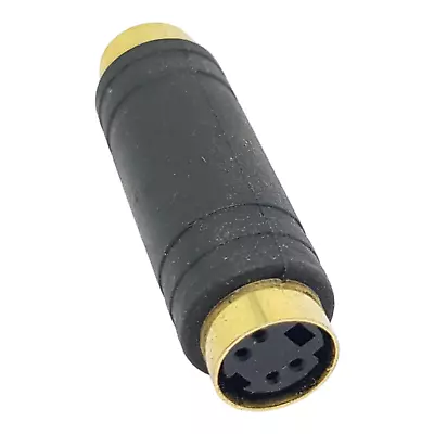 SVHS/S-Video Coupler Joiner To Extend SVHS Cables 4 Pin S Video • £2.29