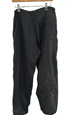 Maharishi Snopant Dragon Dragon Embroidery Vintage 2001 Black Large • £180