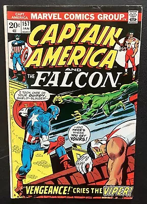 Captain America # 157 Marvel 1972 • $4.95
