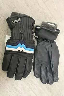 Bogner Men's Leather Ski Gloves Giovanni Blue Size 85 S M • $161.72