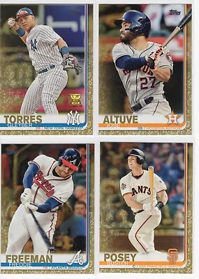 2019 Topps S1 (cards 1 - 199) - GOLD PARALLELS (Pick Your Player - Set Builder) • $1.25