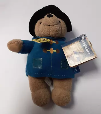 Paddington Bear 7 Inch Plush 50 Year Anniversary Blue Hoodie Black Hat With Tag • £9.99