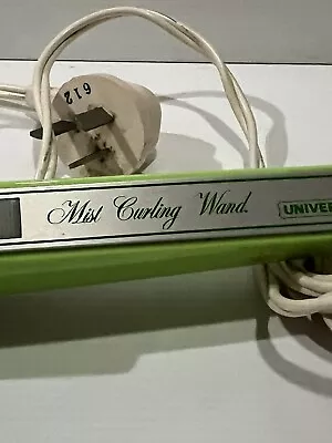 Vintage Mist Curling Wand Lime Green Made In Japan Universal Retro Curl • $11.56