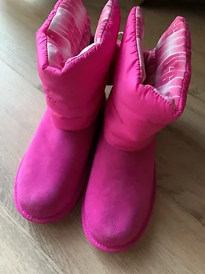 UGG Bailey Bow Maxi Boots-shocking Bright Shocking Pink-UK 5 EU 38~New • £49.99