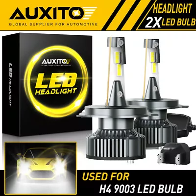 AUXITO H4 9003 HB2 LED  Headlight Kit High/Low Beam Bulb Canbus Error Free EOA • $47.49