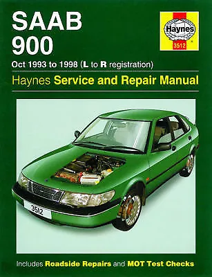 Haynes Manualfor Saab 900 Oct 1993-1998 L To R Registration  • $21.12